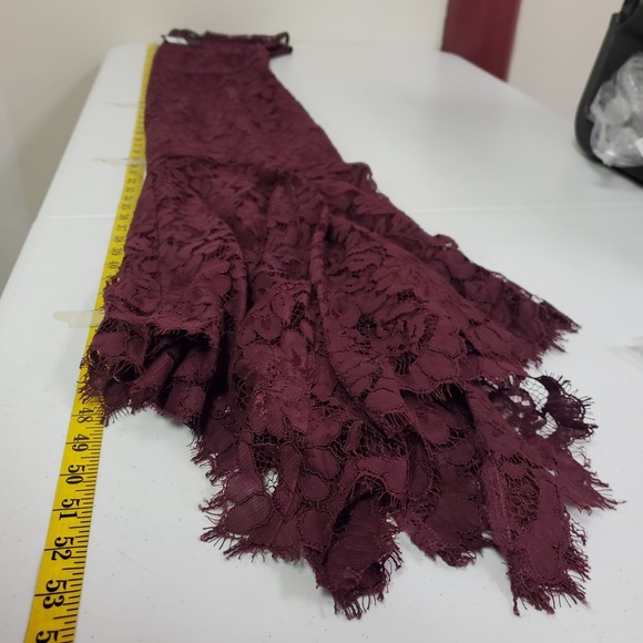 Banana Republic Womens Floral Lace Maxi Dress Size 4 Party Wedding Formal - Picture 8 of 12